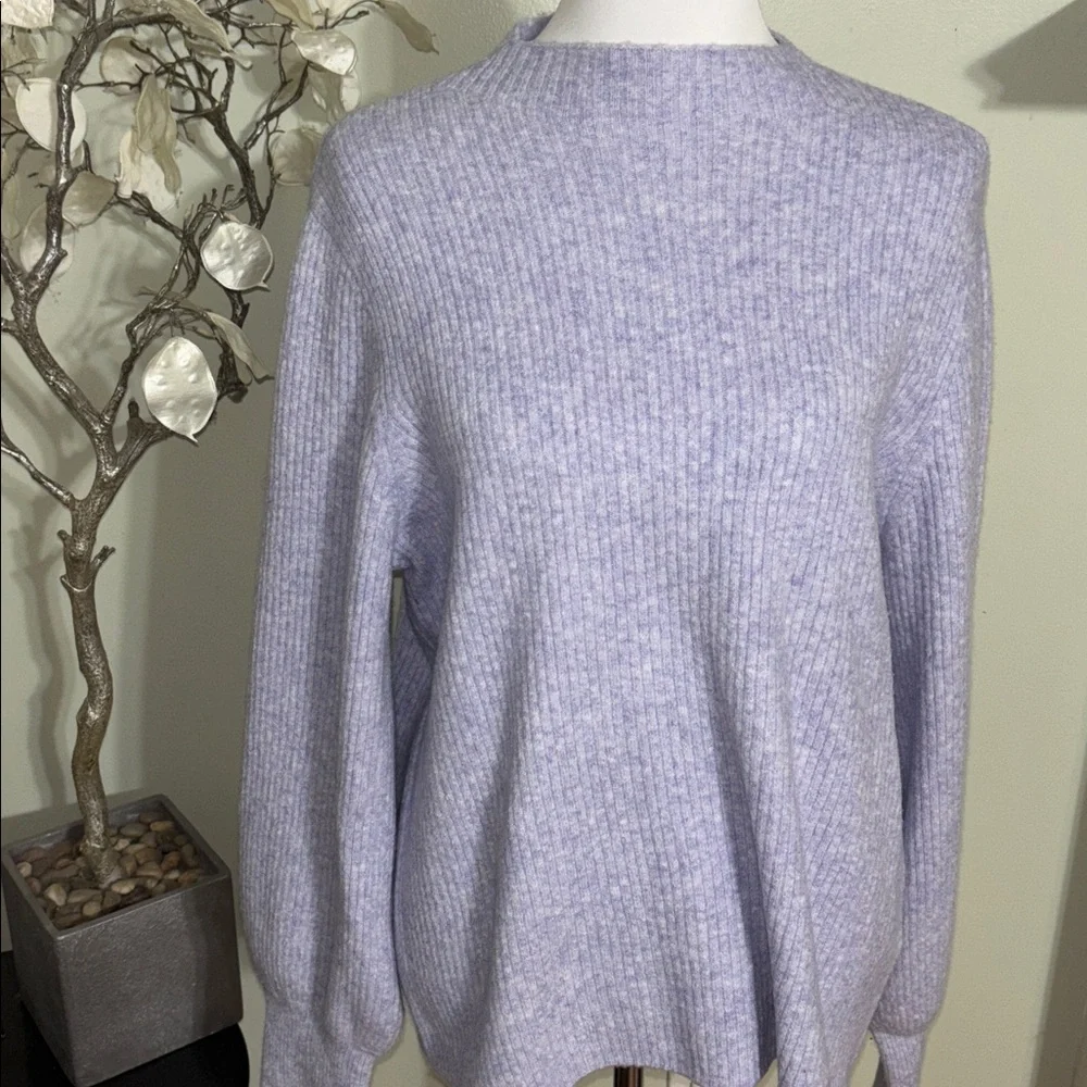 J. Crew Light Purple Crew Neck Sweater